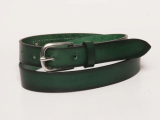 Gradation leather belt for unisex